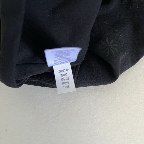 Athleta Stash Pocket Salutation Tight Leggings Black Size XS - Picture 11 of 11